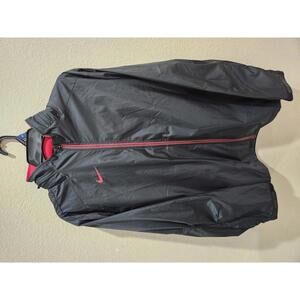 Vntg Nike Storm-fit hoodie Full Zip Wind waterproof jacket Activewear Sz Large